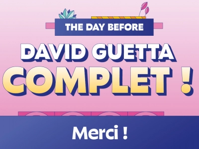 The Day Before | David Guetta affiche complet ! - Festival Beauregard
